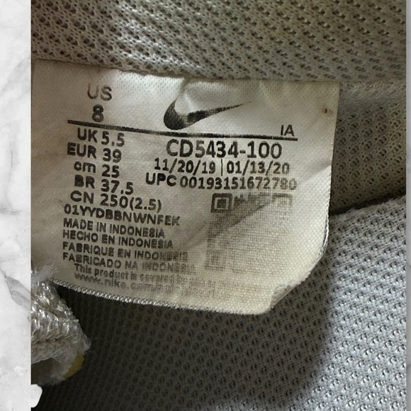 Women’s Nike Court Vision Low size 8 - Picture 7 of 7